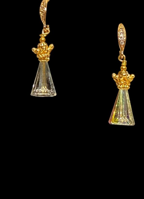 Swarovski Crystal Drops With CZ Accents